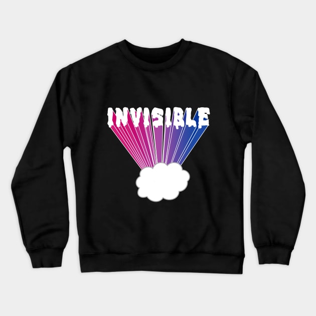 The Invisible Rainbow Crewneck Sweatshirt by felixfocs